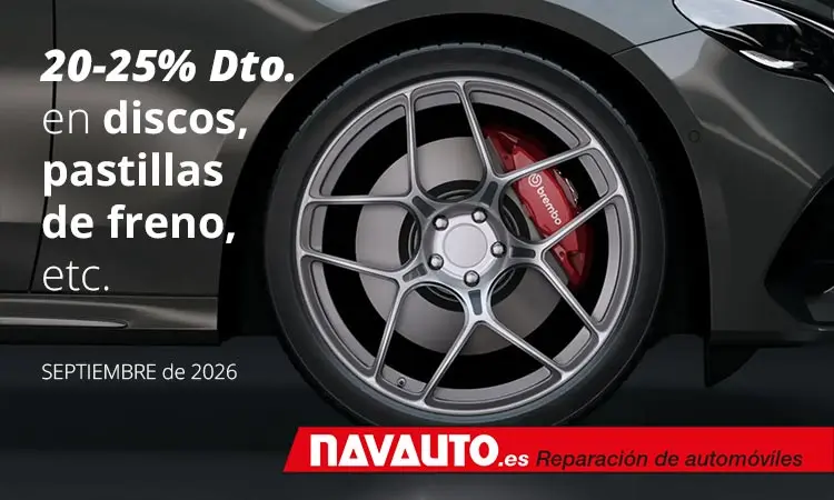 Oferta en materiales de mantenimiento y en frenos SEPTIEMBRE de 2026